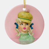 ヴィンテージレディヘッド花瓶10代のハッモダントピゲイル セラミックオーナメント (正面)