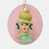 ヴィンテージレディヘッド花瓶10代のハッモダントピゲイル セラミックオーナメント (左)