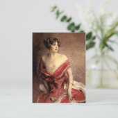 ヴィンテージレディポートレートボルディーニ ポストカード (スタンド正面)