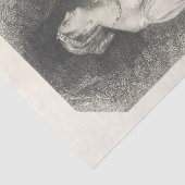 ヴィンテージレディラヴィニアブラックアンドホワイトティッシュペーパー 薄葉紙 (詳細)