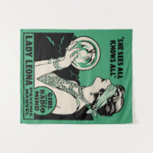 ヴィンテージレディレオナサイキックマーベルタペストリ タペストリー (正面(横))