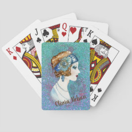 ヴィンテージレディーオングリッター トランプ