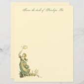 ヴィンテージレディーキャスティング蝶紙 (正面/裏面)