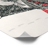 ヴィンテージレディークリスマス ポスター (角)