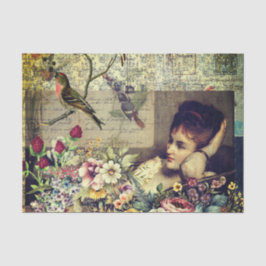 ヴィンテージレディーコラージュ 薄葉紙