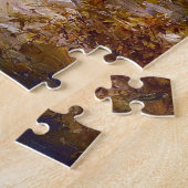 ヴィンテージレディースアンドホイールバロウの森 ジグソーパズル (側面)