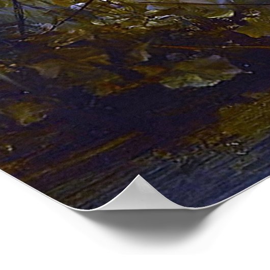 ヴィンテージレディースアンドホイールバロウの森 ポスター (角)