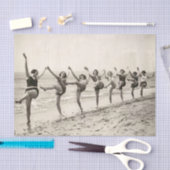 ヴィンテージレディースインバスコスチュームティッシュペーパー 薄葉紙 (クラフト)