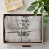 ヴィンテージレディースインバスコスチュームティッシュペーパー 薄葉紙 (ギフト)