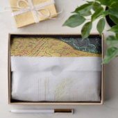 ヴィンテージレディースインブラックピンクグリーンブルー 薄葉紙 (ギフト)