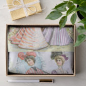 ヴィンテージレディースウォーターカラーデクページ 薄葉紙 (ギフト)