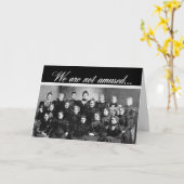 ヴィンテージレディースグループハッピーバースデーユーモア カード (黄色い花)