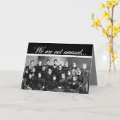 ヴィンテージレディースグループハッピーバースデーユーモア カード (黄色い花)