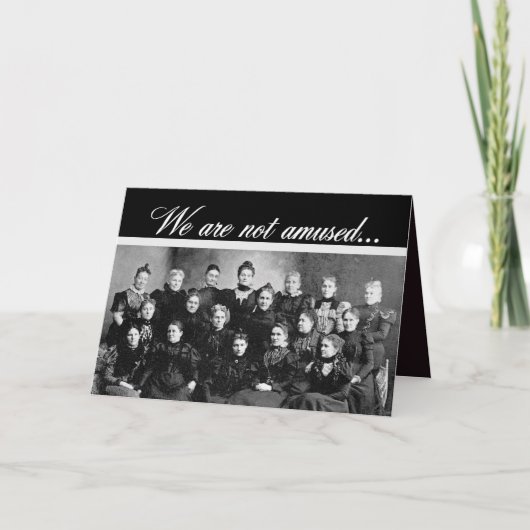 ヴィンテージレディースグループハッピーバースデー カード (正面)