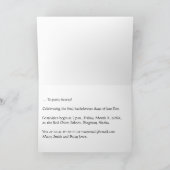 ヴィンテージレディースグループ招待状ユーモア 招待状 (内部)