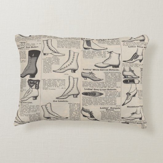 ヴィンテージレディースシューズカタログ – 1900sファッション アクセントクッション (裏面)