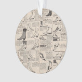 ヴィンテージレディースシューズカタログ – 1900sファッション オーナメント (正面)