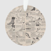 ヴィンテージレディースシューズカタログ – 1900sファッション オーナメント (正面)