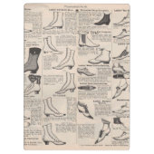 ヴィンテージレディースシューズカタログ – 1900sファッション クリップボード (裏面)