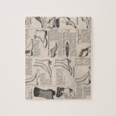 ヴィンテージレディースシューズカタログ – 1900sファッション ジグソーパズル (縦)