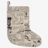 ヴィンテージレディースシューズカタログ – 1900sファッション スモールクリスマスストッキング (正面)