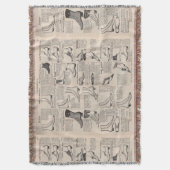 ヴィンテージレディースシューズカタログ – 1900sファッション スローブランケット (正面縦)