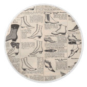 ヴィンテージレディースシューズカタログ – 1900sファッション セラミックノブ (正面)