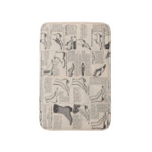 ヴィンテージレディースシューズカタログ – 1900sファッション バスマット (正面縦)