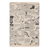 ヴィンテージレディースシューズカタログ – 1900sファッション ミニクリップボード (裏面)
