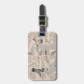 ヴィンテージレディースシューズカタログ – 1900sファッション ラゲッジタグ (正面縦)