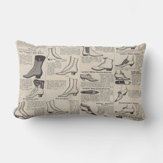 ヴィンテージレディースシューズカタログ – 1900sファッション ランバークッション (正面)