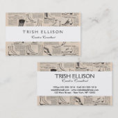 ヴィンテージレディースシューズカタログ – 1900sファッション 名刺 (正面/裏面)