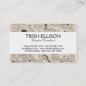 ヴィンテージレディースシューズカタログ – 1900sファッション 名刺 (裏面)