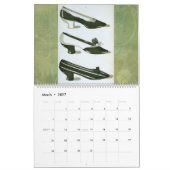 ヴィンテージレディースドレスシューズ – 19世紀 –  カレンダー (3月 2027)