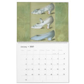 ヴィンテージレディースドレスシューズ – 19世紀 –  カレンダー (1月 2027)