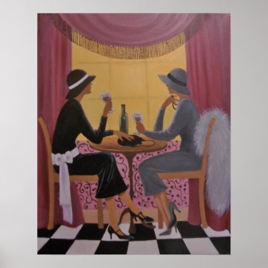 ヴィンテージレディースナイトアウト、ポスター ポスター (正面)