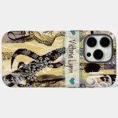 ヴィンテージレディースミュージカルノート Case-Mate iPhoneケース (裏面 (横))