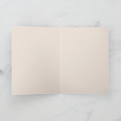 ヴィンテージレディースミュージックグリーティングカード シーズンカード (内部)