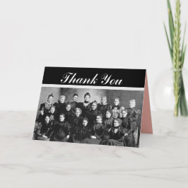 ヴィンテージレディーズグループサンキューピーチインテリア サンキューカード