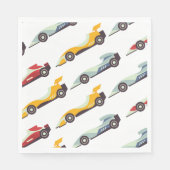 ヴィンテージレディーセットゴーレースカーテーマ スタンダードランチョンナプキン (正面)