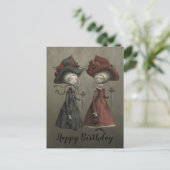 ヴィンテージレディーゼニアナとザニアナ ポストカード (スタンド正面)