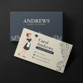 ヴィンテージレディーハウスクリーニングハウスメイド 名刺