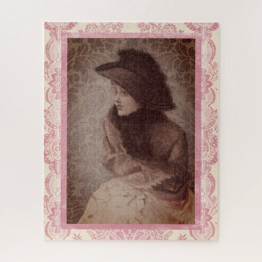 ヴィンテージレディーバイティソジグソーレパズル ジグソーパズル (縦)