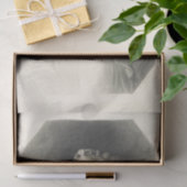 ヴィンテージレディーブラックアンドホワイトティッシュペーパー 薄葉紙 (ギフト)