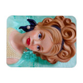 ヴィンテージレディーヘッド10代の花瓶ブーファントヘア1960s マグネット (横)