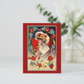 ヴィンテージレディーマイバレンタインポストカード シーズンポストカード (スタンド正面)