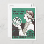 ヴィンテージレディーローナ広告 ポストカード (正面/裏面)