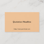 ヴィンテージレディ、イーグル、国旗とリバティベルモシアック 名刺 (裏面)