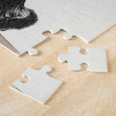 ヴィンテージレディ・オブ・ファッション、オート・オートクチュール・ファーコート ジグソーパズル (側面)