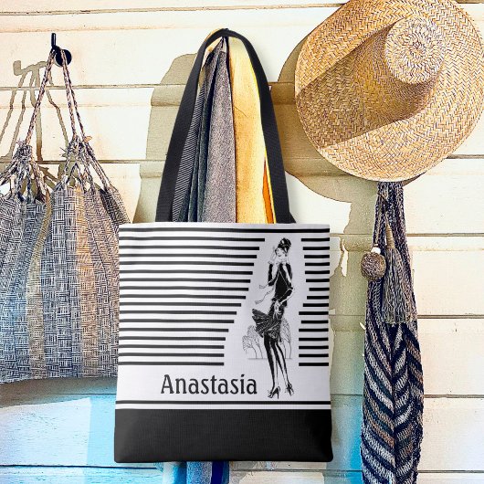 ヴィンテージレディ トートバッグ